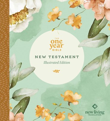 NLT One Year Bible New Testament, Floral (Paperback)