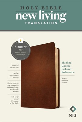 NLT Thinline Center-Column Reference Bible, Filament Edition (Imitation Leather)