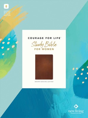 NLT Courage for Life Study Bible for Women, Filament Edition (Genuine Leather)