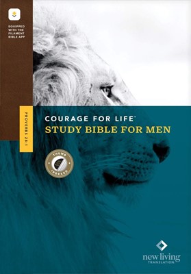 NLT Courage for Life Study Bible for Men, Filament Edition (Hard Cover)