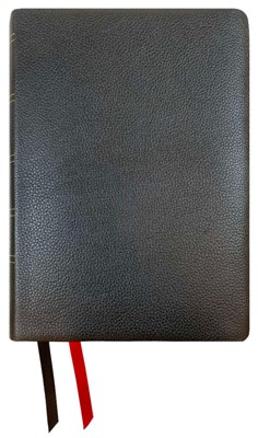 NASB 2020 Wide Margin Reference Bible, Black Genuine Leather (Genuine Leather)