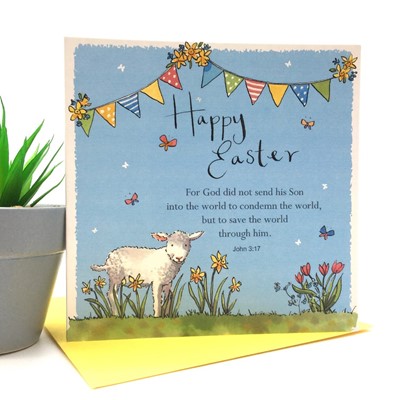 Spring Lamb Easter Cards (Pack of 5) (Cards)