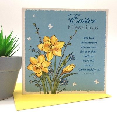 Spring Flowers Easter Cards (Pack of 5) (Cards)