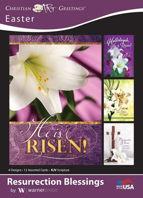 Resurrection Blessings Greetings Cards (Box of 12) (Cards)