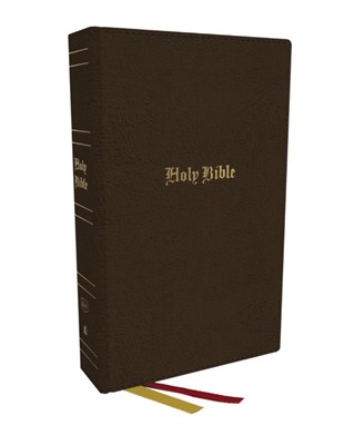 KJV Super Giant Print Reference Bible, Brown (Bonded Leather)