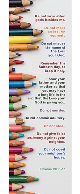 10 Commandments for Kids Bookmark (pack of 25) (Bookmark)