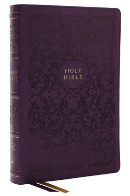KJV Center-Column Reference Bible, Purple, Indexed (Imitation Leather)