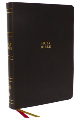 NKJV Super Giant Print Reference Bible, Brown, Indexed (Bonded Leather)