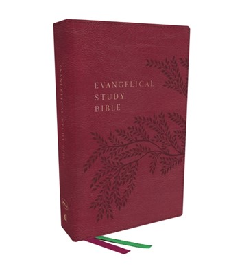 NKJV Evangelical Study Bible, Rose, Indexed (Imitation Leather)