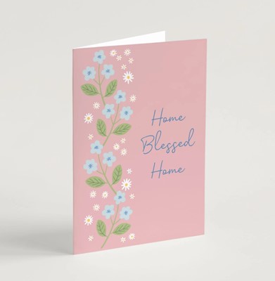 Home Blessed Home Greeting Card & Envelope (Cards)