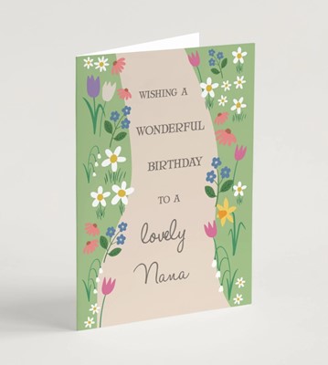 Lovely Nana Birthday Card & Envelope (Cards)