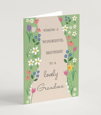 Lovely Grandma Birthday Card & Envelope (Cards)