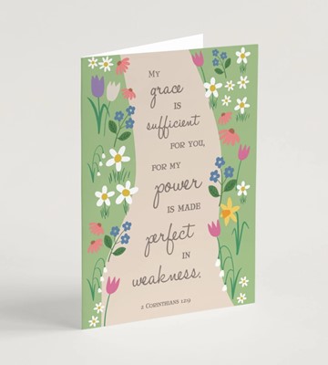 My Grace is Sufficient Greeting Card & Envelope (Cards)