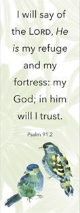 LORD, He is My Refuge, Psalm 91:2 Bookmark (Bookmark)