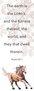 The Earth is the LORD'S, Psalm 24:1 Bookmark (Bookmark)