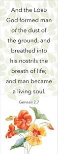 LORD God Formed Man of the Dust, Genesis 2:7 Bookmark (Bookmark)