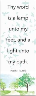 Thy Word is a Lamp unto my Feet - Psalm 119:105 (Bookmark)