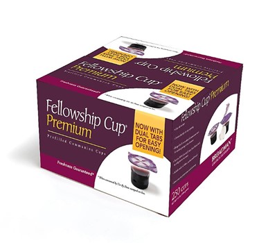Fellowship Cup Premium Box of 250 - Prefilled Communion Cups (General Merchandise)