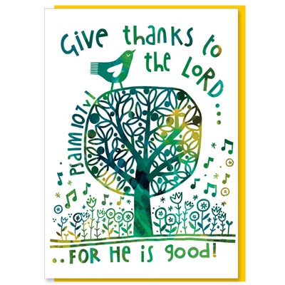 Give Thanks Greetings Card (Cards)