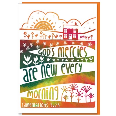 God’s Mercies Greetings Card (Cards)