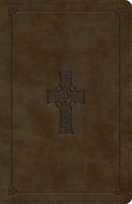 ESV Reference Bible, TruTone, Olive, Celtic Cross Design (Imitation Leather)