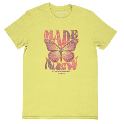 Grace & Truth Made New Butterfly T-Shirt, 2XLarge (General Merchandise)