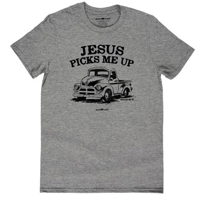 Grace & Truth Jesus Picks Me Up T-Shirt, Medium (General Merchandise)