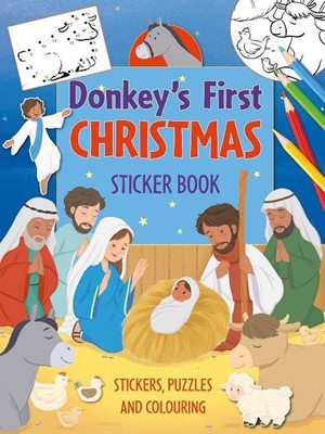 Donkey's First Christmas Sticker Book (Paperback)