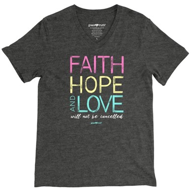 Grace & Truth Faith Hope Love T-Shirt, 2XLarge (General Merchandise)