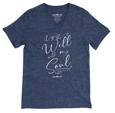 Grace & Truth It is Well Script T-Shirt, XLarge (General Merchandise)