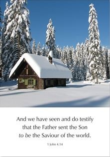 The Father Sent the Son - 1 John 4:14 Greetings Cards (Cards)