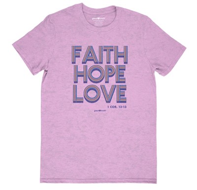 Grace & Truth Faith Hope Love T-Shirt, Large (General Merchandise)