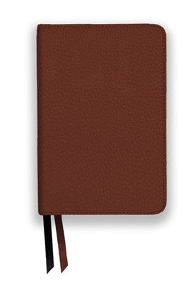 LSB Compact Bible, Burgundy Cowhide (Genuine Leather)