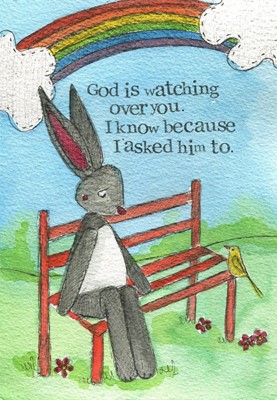 Encouragement Card Watching Over You Single Card (Cards)