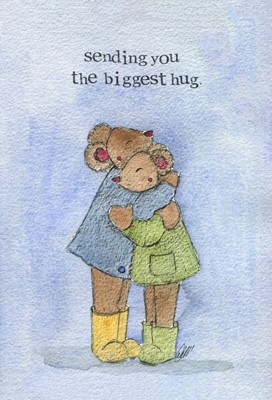 Thinking of You Card The Biggest Hug Single Card (Cards)