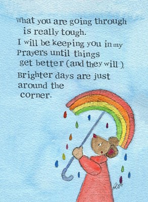 Encouragement Card Brighter Days Single Card (Cards)