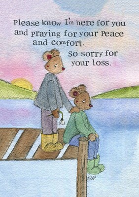 Sympathy Card Peace and Comfort Single Card (Cards)
