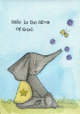 Safe in the Arms of God Single Print (General Merchandise)
