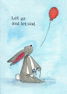 Encouragement Print Let Go. Let God Single Print (General Merchandise)