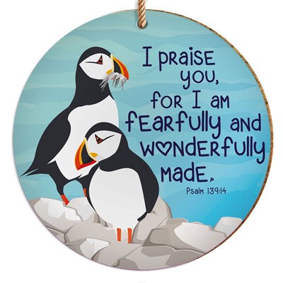 Fearfully And Wonderfully Made Ceramic Hanging Decoration (General Merchandise)