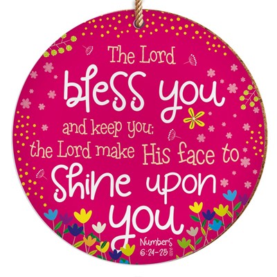 Bless You (Pink) Ceramic Hanging Decoration (General Merchandise)