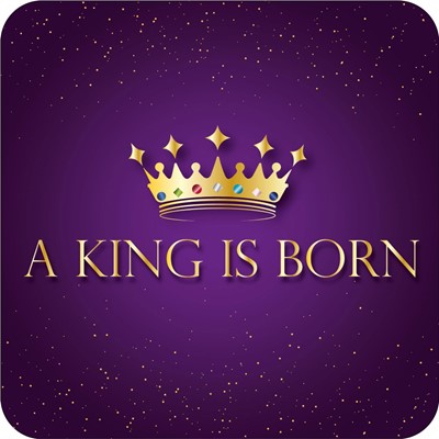 A King Is Born Christmas Coaster (General Merchandise)