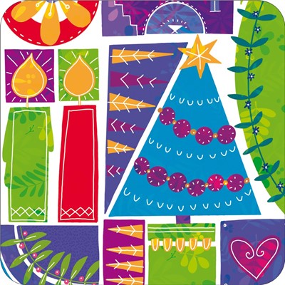 Christmas Tree Christmas Coaster (General Merchandise)