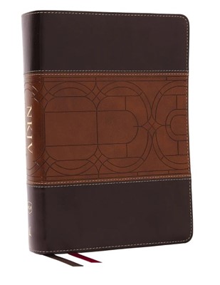 NKJV Study Bible, Full-Color, Brown, Indexed (Imitation Leather)