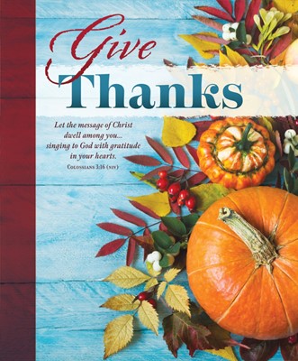 Give Thanks Thanksgiving Bulletin Large (Pack of 100) (Bulletin)