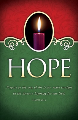 Hope Advent Bulletin (Pack of 100) (Bulletin)