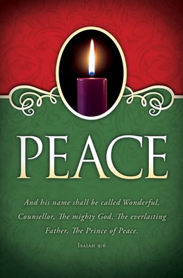 Peace Advent Bulletin (Pack of 100) (Bulletin)