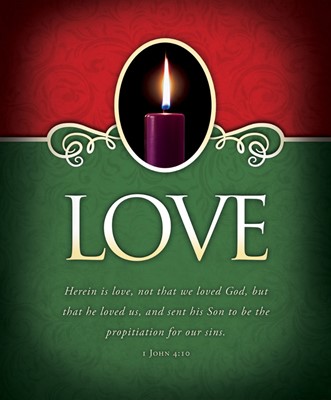 Love Advent Bulletin Large (Pack of 100) (Bulletin)
