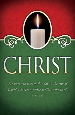 Christ Advent Bulletin (Pack of 100) (Bulletin)