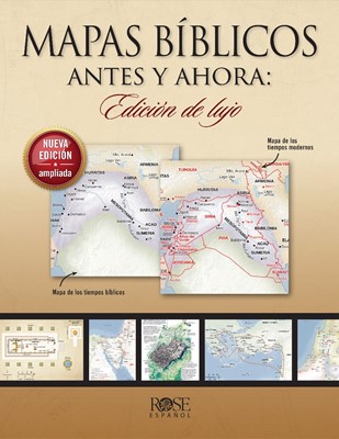 Mapas Bíblicos Antes y Ahora: Edición De Lujo (Paperback)